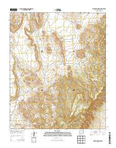 Chicken Mountain New Mexico Historical topographic map, 1:24000 scale, 7.5 X 7.5 Minute, Year 2013