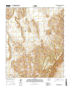 Chicken Mountain New Mexico Current topographic map, 1:24000 scale, 7.5 X 7.5 Minute, Year 2017
