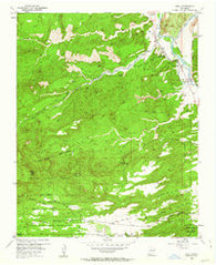 Chili New Mexico Historical topographic map, 1:24000 scale, 7.5 X 7.5 Minute, Year 1953