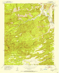 Chili New Mexico Historical topographic map, 1:24000 scale, 7.5 X 7.5 Minute, Year 1953
