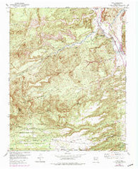 Chili New Mexico Historical topographic map, 1:24000 scale, 7.5 X 7.5 Minute, Year 1953