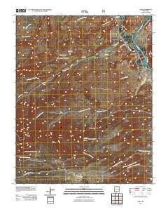 Chili New Mexico Historical topographic map, 1:24000 scale, 7.5 X 7.5 Minute, Year 2011