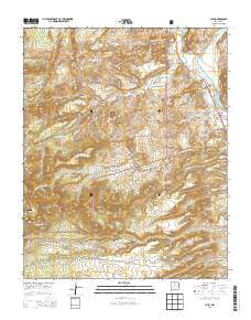 Chili New Mexico Historical topographic map, 1:24000 scale, 7.5 X 7.5 Minute, Year 2013