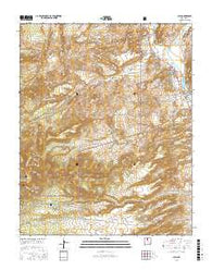 Chili New Mexico Current topographic map, 1:24000 scale, 7.5 X 7.5 Minute, Year 2017