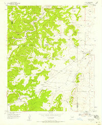 Chilili New Mexico Historical topographic map, 1:24000 scale, 7.5 X 7.5 Minute, Year 1954
