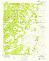 Chilili New Mexico Historical topographic map, 1:24000 scale, 7.5 X 7.5 Minute, Year 1954