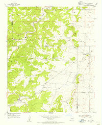 Chilili New Mexico Historical topographic map, 1:24000 scale, 7.5 X 7.5 Minute, Year 1954