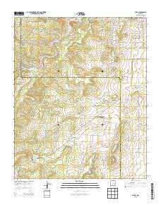 Chilili New Mexico Historical topographic map, 1:24000 scale, 7.5 X 7.5 Minute, Year 2013