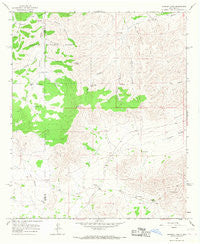 Chimney Lake New Mexico Historical topographic map, 1:24000 scale, 7.5 X 7.5 Minute, Year 1965