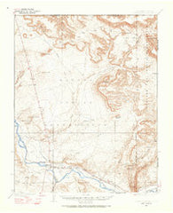 Chimney Rock New Mexico Historical topographic map, 1:62500 scale, 15 X 15 Minute, Year 1934
