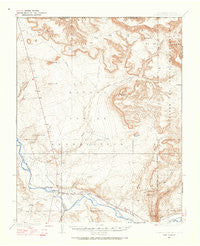 Chimney Rock New Mexico Historical topographic map, 1:62500 scale, 15 X 15 Minute, Year 1934