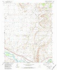 Chimney Rock New Mexico Historical topographic map, 1:24000 scale, 7.5 X 7.5 Minute, Year 1983