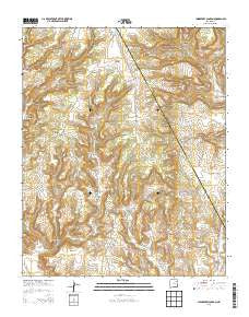 Chinaberry Canyon New Mexico Historical topographic map, 1:24000 scale, 7.5 X 7.5 Minute, Year 2013