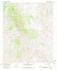 Chise New Mexico Historical topographic map, 1:24000 scale, 7.5 X 7.5 Minute, Year 1965