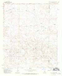 Chivata Canyon New Mexico Historical topographic map, 1:24000 scale, 7.5 X 7.5 Minute, Year 1967