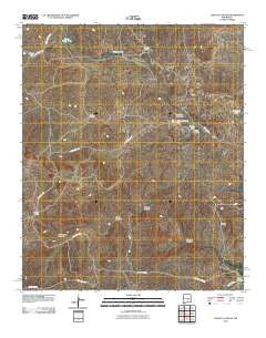 Chivata Canyon New Mexico Historical topographic map, 1:24000 scale, 7.5 X 7.5 Minute, Year 2010