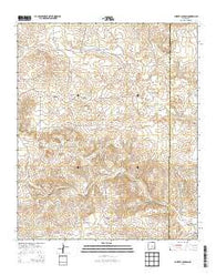 Chivata Canyon New Mexico Historical topographic map, 1:24000 scale, 7.5 X 7.5 Minute, Year 2013