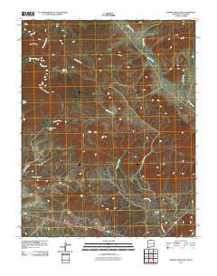 Chromo Mountain New Mexico Historical topographic map, 1:24000 scale, 7.5 X 7.5 Minute, Year 2010