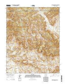 Chromo Mountain New Mexico Historical topographic map, 1:24000 scale, 7.5 X 7.5 Minute, Year 2013