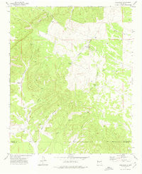 Chupadera New Mexico Historical topographic map, 1:24000 scale, 7.5 X 7.5 Minute, Year 1972
