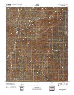 Chupadera Spring New Mexico Historical topographic map, 1:24000 scale, 7.5 X 7.5 Minute, Year 2010