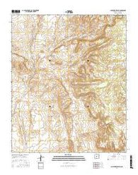 Chupadera Spring New Mexico Current topographic map, 1:24000 scale, 7.5 X 7.5 Minute, Year 2017