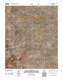 Chupadero Mountain New Mexico Historical topographic map, 1:24000 scale, 7.5 X 7.5 Minute, Year 2011