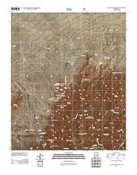 Church Mountain New Mexico Historical topographic map, 1:24000 scale, 7.5 X 7.5 Minute, Year 2011