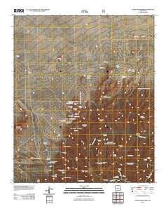 Church Mountain New Mexico Historical topographic map, 1:24000 scale, 7.5 X 7.5 Minute, Year 2011