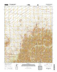 Church Mountain New Mexico Current topographic map, 1:24000 scale, 7.5 X 7.5 Minute, Year 2013