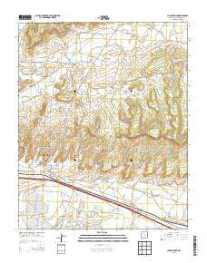 Church Rock New Mexico Current topographic map, 1:24000 scale, 7.5 X 7.5 Minute, Year 2013
