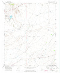 Chuska Lake New Mexico Historical topographic map, 1:24000 scale, 7.5 X 7.5 Minute, Year 1970