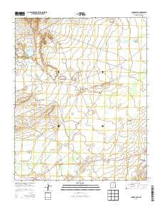 Chuska Lake New Mexico Current topographic map, 1:24000 scale, 7.5 X 7.5 Minute, Year 2013