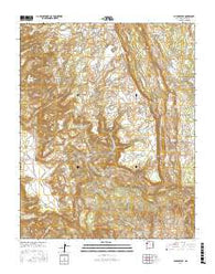 Chuska Peak New Mexico Current topographic map, 1:24000 scale, 7.5 X 7.5 Minute, Year 2017