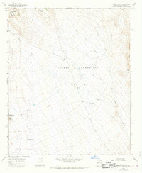 Cienega Ranch New Mexico Historical topographic map, 1:24000 scale, 7.5 X 7.5 Minute, Year 1965