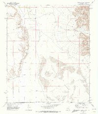 Cienega School New Mexico Historical topographic map, 1:24000 scale, 7.5 X 7.5 Minute, Year 1969