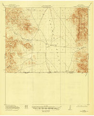 Cienega Springs New Mexico Historical topographic map, 1:62500 scale, 15 X 15 Minute, Year 1918