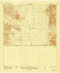 Cienega Springs New Mexico Historical topographic map, 1:62500 scale, 15 X 15 Minute, Year 1918