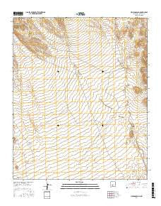 Cienega Ranch New Mexico Current topographic map, 1:24000 scale, 7.5 X 7.5 Minute, Year 2017