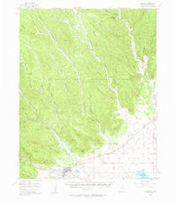 Cimarron New Mexico Historical topographic map, 1:62500 scale, 15 X 15 Minute, Year 1955