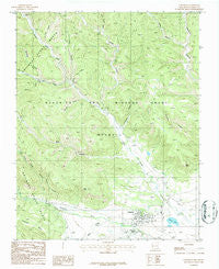 Cimarron New Mexico Historical topographic map, 1:24000 scale, 7.5 X 7.5 Minute, Year 1987