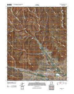 Cimarron New Mexico Historical topographic map, 1:24000 scale, 7.5 X 7.5 Minute, Year 2010