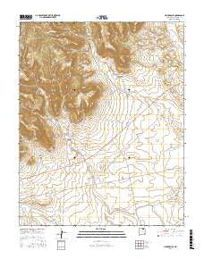 Cimarron SE New Mexico Current topographic map, 1:24000 scale, 7.5 X 7.5 Minute, Year 2017