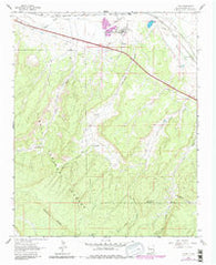 Ciniza New Mexico Historical topographic map, 1:24000 scale, 7.5 X 7.5 Minute, Year 1962