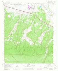 Ciniza New Mexico Historical topographic map, 1:24000 scale, 7.5 X 7.5 Minute, Year 1962