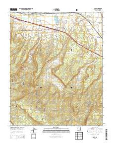 Ciniza New Mexico Historical topographic map, 1:24000 scale, 7.5 X 7.5 Minute, Year 2013