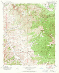 Circle Mesa New Mexico Historical topographic map, 1:24000 scale, 7.5 X 7.5 Minute, Year 1949