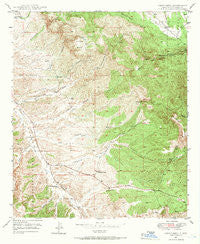 Circle Mesa New Mexico Historical topographic map, 1:24000 scale, 7.5 X 7.5 Minute, Year 1949