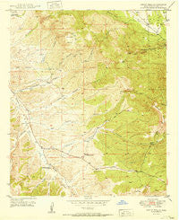 Circle Mesa New Mexico Historical topographic map, 1:24000 scale, 7.5 X 7.5 Minute, Year 1951