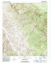 Circle Mesa New Mexico Historical topographic map, 1:24000 scale, 7.5 X 7.5 Minute, Year 1992